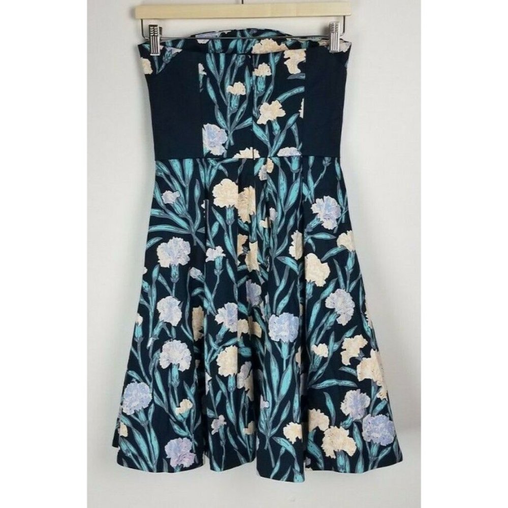 French Connection Sz. 2 Carnation Floral Strapless Short Dress W/ Pockets NWT - Picture 6 of 7